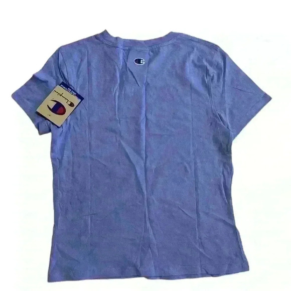 Champion Womens Cotton Fitted T-Shirt Charming Blue Size S - Picture 6 of 10